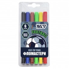Фломастери YES  6кол. 650608 Football (12) /650608/