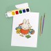 Акварель  8кол. YES 110318 Miffy медова, б/пензл. пласт.уп. /110318/