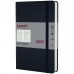 Щоденник датований 2027 AXENT A5 Partner Lines 8815-27-01, чорний на гумці (145х210мм) /8815-27-01-A/