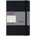 Щоденник датований 2027 AXENT A5 Partner Lines 8815-27-01, чорний на гумці (145х210мм) /8815-27-01-A/