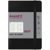 Щоденник датований 2027 AXENT A6 Pocket Strong 8833-27-01, чорний на гумці (104х146мм) /8833-27-01-A/