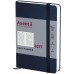 Щоденник датований 2027 AXENT A6 Pocket Strong 8833-27-02, синій на гумці (104х146мм) /8833-27-02-A/