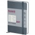 Щоденник датований 2027 AXENT A6 Pocket Strong 8833-27-62, сірий на гумці (104х146мм) /8833-27-62-A/