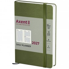 Щоденник датований 2027 AXENT A6 Pocket Strong 8833-27-65, хакі на гумці (104х146мм) /8833-27-65-A/