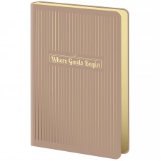 Щоденник датований 2027 AXENT A6 Pocket Mellow 8828-27-2 Where goals begin, бежевий (101х146мм) /8828-27-2-A/