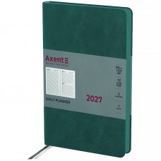 Щоденник датований 2027 AXENT A5 Partner Soft Cloud 8837-27-3, смарагдовий (145х210мм) /8837-27-3-A/