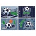 Альбом для малювання 12арк. на скобі YES 130615, з перфорацією Football (8) /130615/