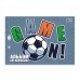 Альбом для малювання 12арк. на скобі YES 130615, з перфорацією Football (8) /130615/