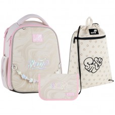 Набір рюкзак + пенал + сумка для взуття Kite 555 Dazzling