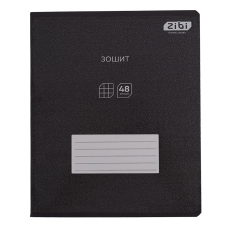 Зошит  48арк. # ZiBi 1700-01 BLACK (10) /ZB.1700-01/