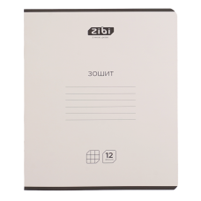 Зошит  12арк. # ZiBi 1756 WHITE (25) /ZB25.1756K/