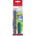 Олівець графітовий Faber-Castell 111517 DINOSAUR BLUE HВ 2шт+гумка /111517/