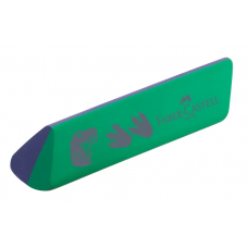 Гумка Faber-Castell 188750 PVC&DUST-FREE DINOSAUR вініл, зелено-синя (15) /188750/