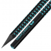 Олівець графітовий Faber-Castell 118295 GRIP 2001 B Sparkle Black-ocean 2шт+ластик+чинка /118295/