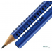 Олівець графітовий Faber-Castell 217083 GRIP Blue 2001 B 3шт+ластик+чинка /217083/