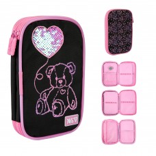 Пенал б/наповнення 2 від. YES 533777/PH-35 Pink Bear, з LED /533777/