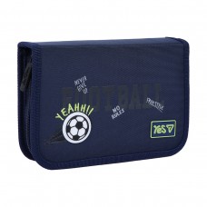 Пенал б/наповнення 1 від. YES 533869/HP-03 Football, з 1 клапаном /533869/