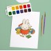 Акварель 12кол. YES 110319 Miffy медова, б/пензл. пласт.уп. /110319/