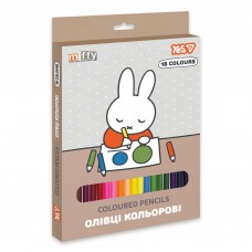 Олівці кольорові 18кол. YES 290791 Miffy /290791/