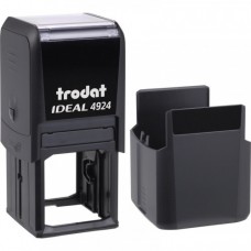 Оснащення для кругл. печатки ф40мм TRODAT IDEAL 4924 чорне з пласт. футляром /IDEAL 4924 чорне/