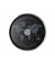 Годинник настінний OPTIMA WORLD 52092 металевий, чорний /О52092/