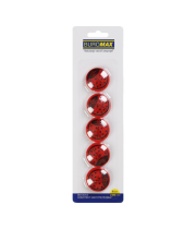 Магніти BUROMAX  5шт. 2см 0043, LADYBUG /BM.0043/