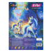 Набір кольорового картону та паперу А4 18арк. ZiBi KIDS Line 1968-07 UNICORN (9арк. картону +9арк. паперу) односторонній (20) /ZB.1968-07/