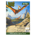 Картон білий А4 10арк ZiBi KIDS Line 1990-16 DINO (25) /ZB.1990-16/
