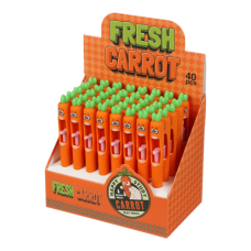 Ручка гелева авт. ZiBi KIDS Line 2293 0,5мм Carrot pen, синя (40) /ZB.2293/