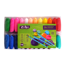 Пластилін повітряний ZiBi KIDS Line 6297 24кол. 120г /ZB.6297/