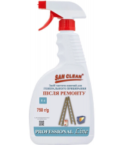 Засіб миючий San Clean 750мл PROFESSIONAL LINE, для генерального прибирання після ремонту, універсальний (курок)