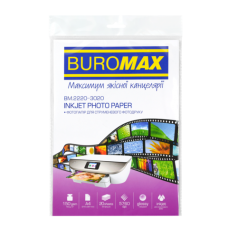 Фотопапір глянцевий А4, 150г/м, 20арк. BUROMAX 2220-3020 (50) /BM.2220-3020/