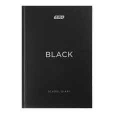 Щоденник шкільний ZiBi KIDS Line 13760-01 40 аркушів BLACK, тверда обкладинка, чорний /ZB.13760-01/