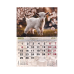 Календар настінний перек. BUROMAX 210300, 33х48см Рік кози 2027р. (20) /BM.210300/