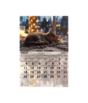Календар настінний перек. BUROMAX 210301, 33х48см Коти 2027р. (20) /BM.210301/