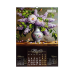 Календар настінний перек. BUROMAX 210650, А2 (на пружині) Flowers and birds 2027р. (10) /BM.210650/