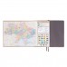 Щоденник датований 2027 Leo Planner 12х20cм Glory 252720 темно-сірий металік (м'який) /252720/