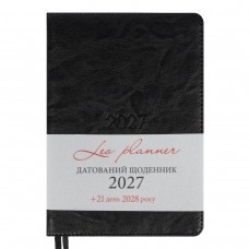 Щоденник датований 2027 Leo Planner А5 Status 252724 чорний /252724/