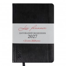 Щоденник датований 2027 Leo Planner A5 Legacy 252735 чорний /252735/