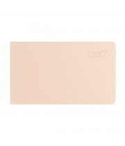 Щотижневик Leo Planner Binario 10х17 см датований 2027 м'який бежевий 128 сторінок