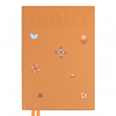 Щоденник діловий Leo Planner Amber А5 недатований м'який теракотовий 320 сторінок