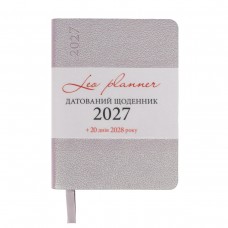 Щоденник діловий  Leo Planner Binario А6 датований 2027 м'який ліловий хамелеон 352 сторінки