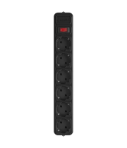 Фільтр мережевий Gembird 6 роз.+вимик. 1,8м Black /SPG6-G-6B/