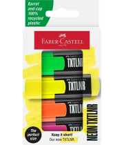 Набір маркерів текст. 4кол. Faber-Castell 154204 Superfluorescent /154204/