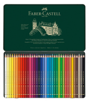Олівці кольорові 36кол. Faber-Castell 110036 POLYCHROMOS метал.коробка /110036/