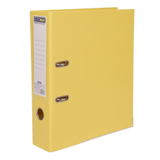 Папка-реєстратор А4 70мм BUROMAX 3019-08 IDEAL двостороння, жовта (20) /BM.3019-08c/