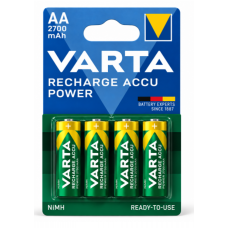 Акумулятор VARTA AA HR6 2700 mAh Recharge Accu Power  4шт/упак. (ціна за уп)