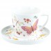 Чашка керамічна AXENT 2181-3-A-TR Turnowsky, Fairy Garden 250мл, з блюдцем (набір) /2181-3-A-TR/
