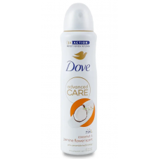 Дезодорант DOVE 150мл спрей жін. Кокос та квіти жасмину 72 години