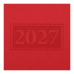 Щоденник датований 2027 BUROMAX А5 GENTLE 2109-05 червоний /BM.2109-05/